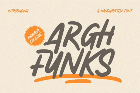 Arghfunks: A Display Font Built for Big Statements