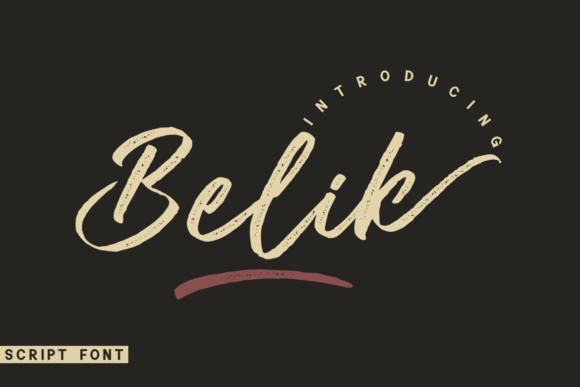 Belik: A Handwritten Font That Brings Your Brand Story to Life