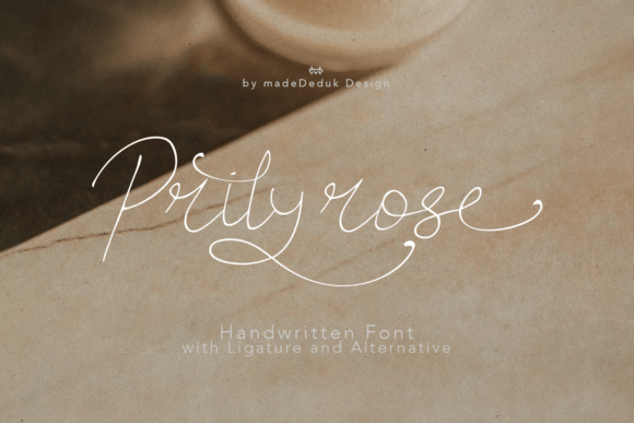 Bringing My Craft Projects to Life with Prilyrose Script