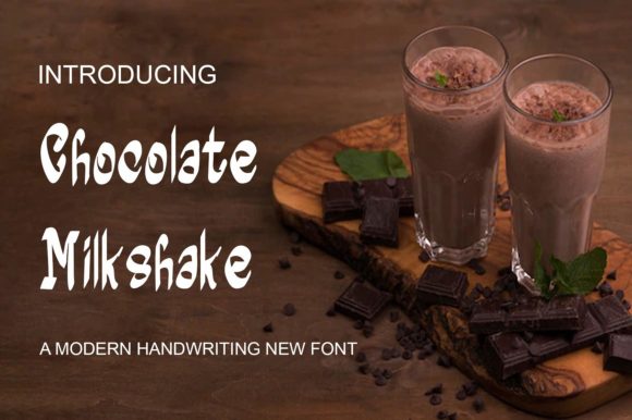 Chocolate Milkshake: A Charming Font for Editorial Design