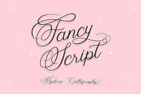 Craft Your Signature Style with the Fancy Script Font