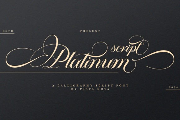 Crafting with Platinum Script: The Elegant Font for Maker's Hands