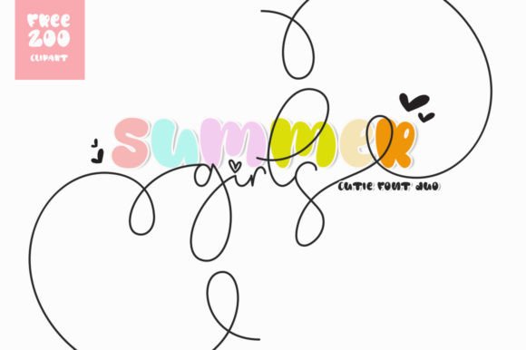 Girls Summer: A Chic and Cheery Editorial Typeface