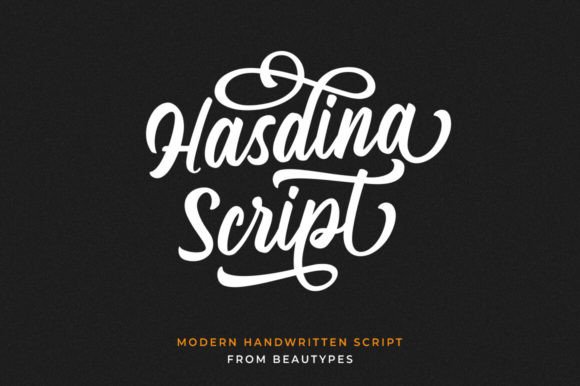 Hasdina Script: A Vintage Display Font That Feels Authentic