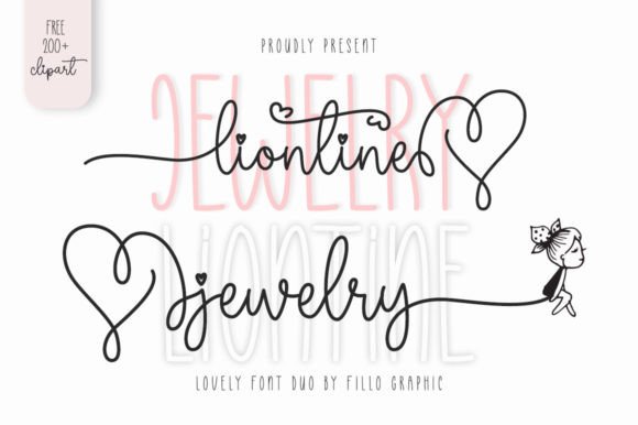 Liontine Jewelry: A Font Pair for Handmade Brand Charm
