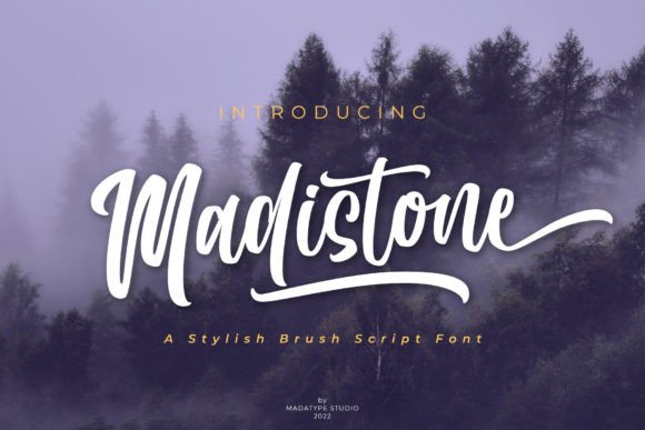 Madistone: A Script Font for Editorial Mood and Identity