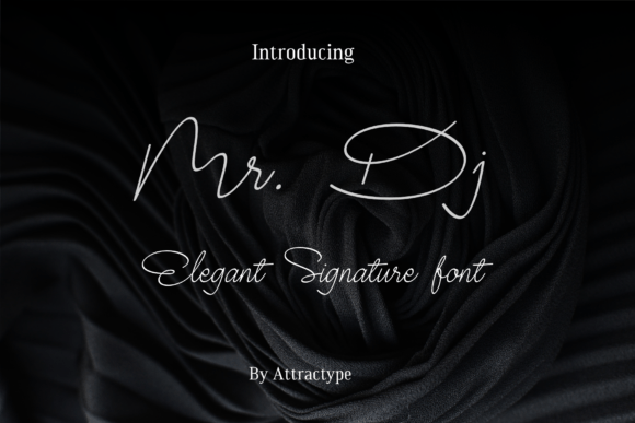 Mr. Dj: A Signature Script Font for Creating a Cohesive Brand