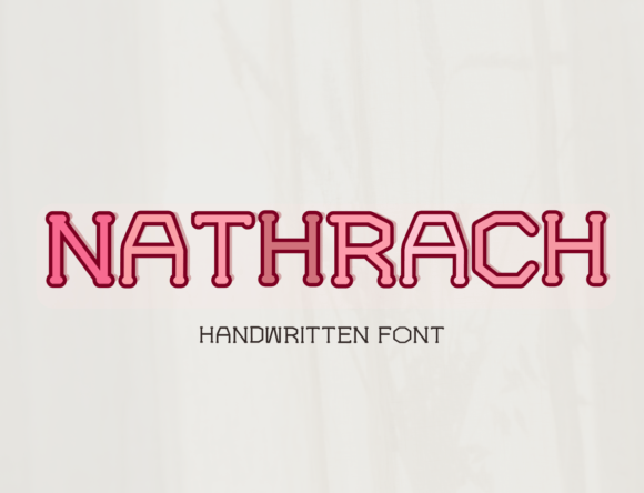 Nathrach: A Handwritten Font That Gives Your Small Business a Consistent, Friendly Voice