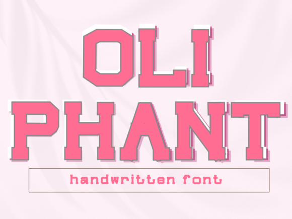 Oliphant: The Handwritten Font Crafters Love