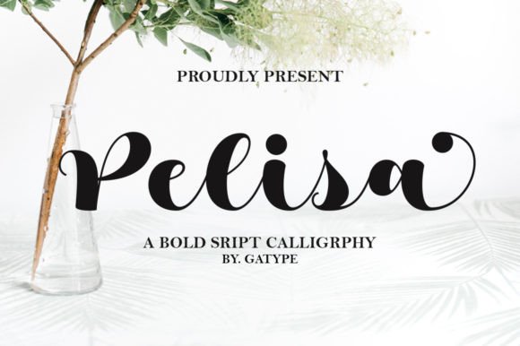 Pelisa: A Graceful Script Font for Editorial Mood