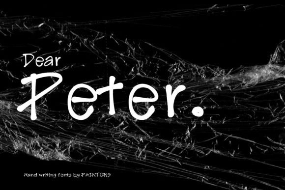 Peter: An Elegant Script Font for Your Digital Designs