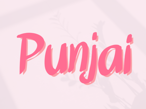 Punjai Font: Your Brand's Joyful Handwritten Signature