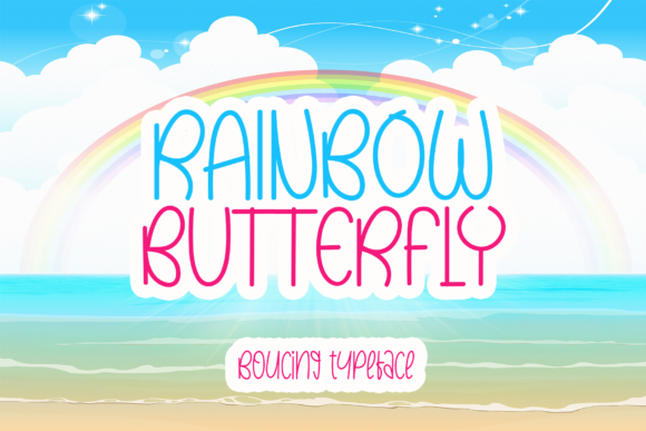 Rainbow Butterfly: A Font for Editorial Mood and Brand Identity