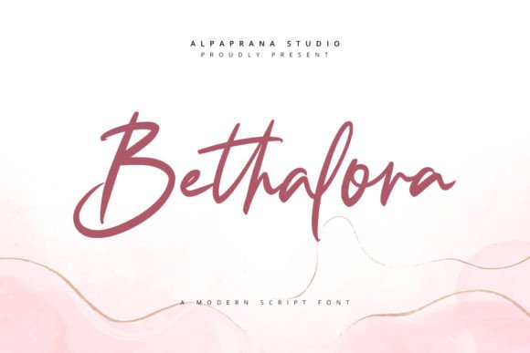 The Bethalora Font: A Signature Script for Digital Marketing