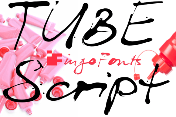 Tube Script: A Fluid Handwritten Font for Digital Brand Expression