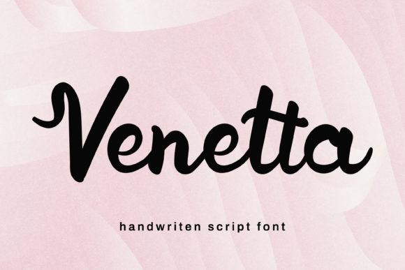 Venetta: A Script Amp Font for Elegant Branding
